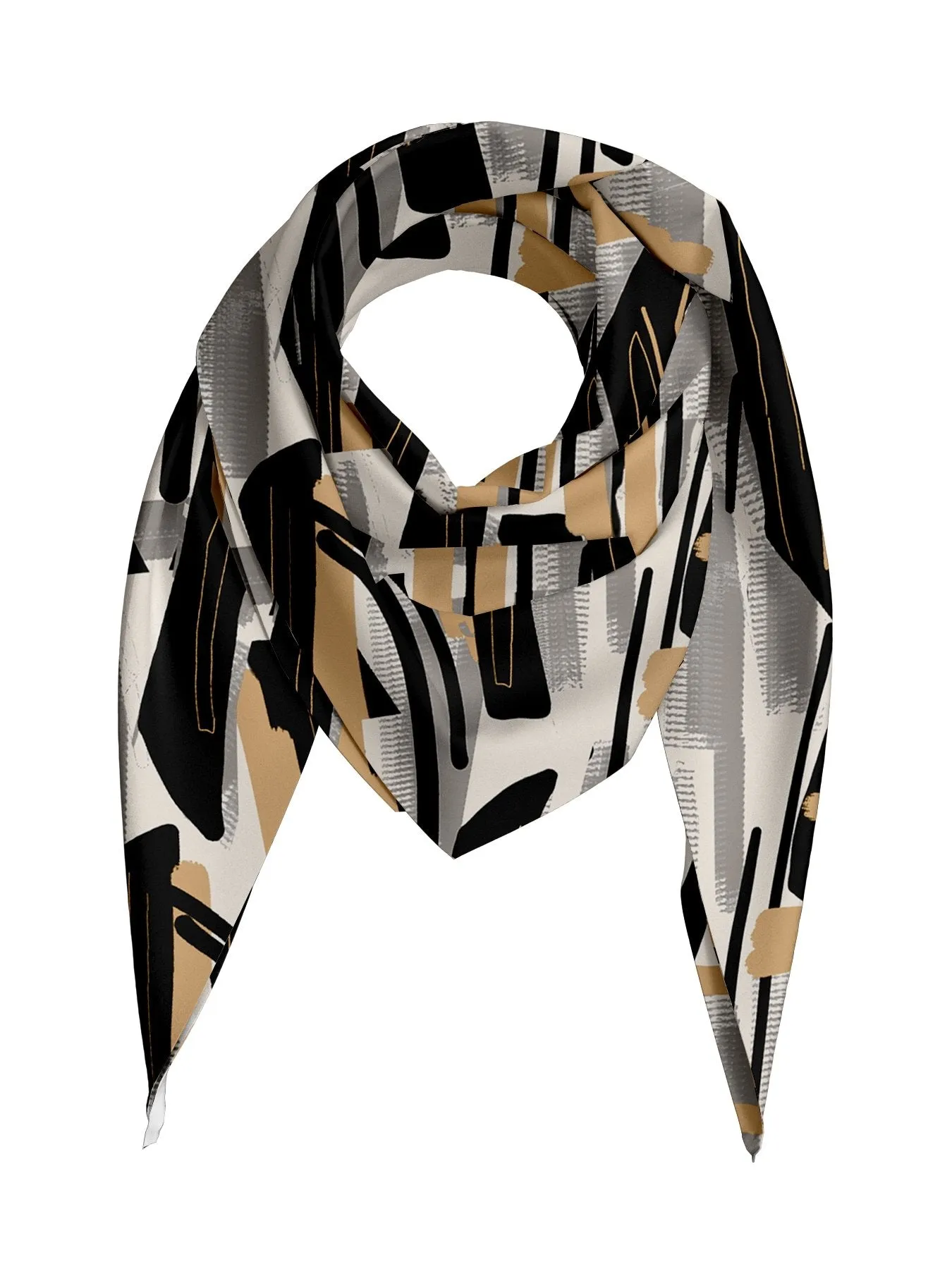 Moussor Headwrap - Abstract Noir