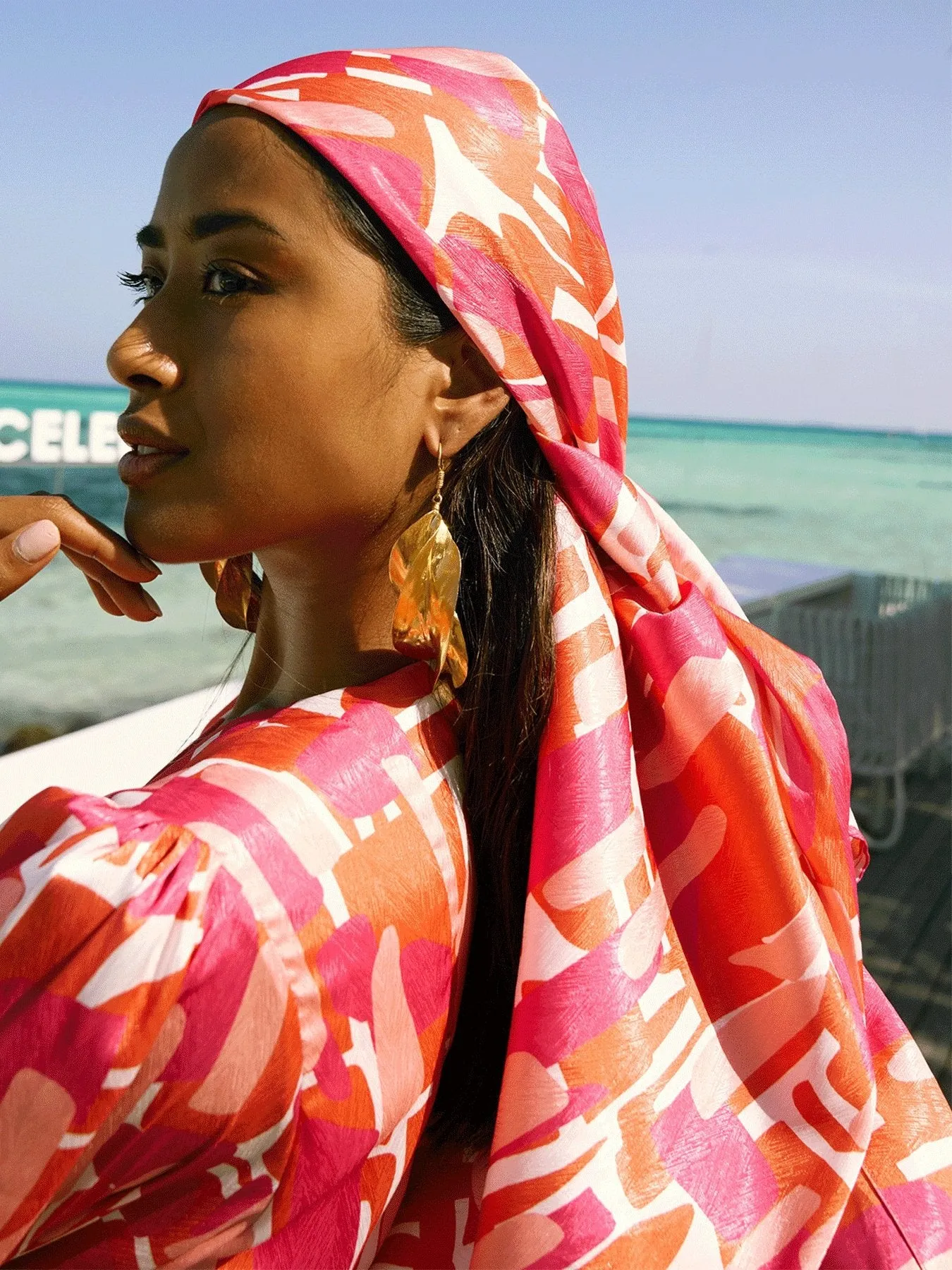 Moussor Headwrap - Atoll Rose