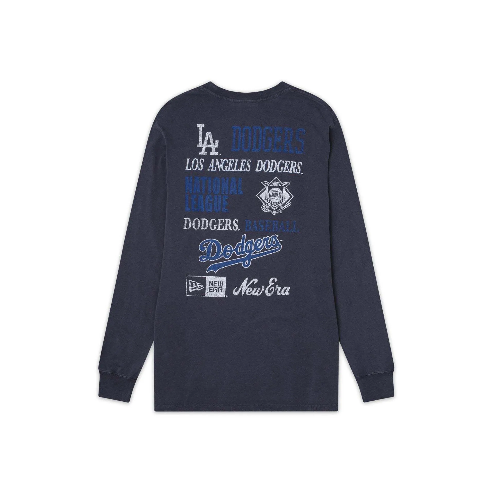 New Era  |Crew Neck Long Sleeves Cotton Long Sleeve T-shirt Logo