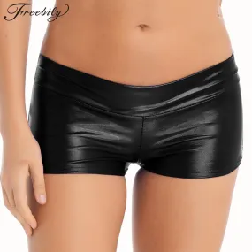 Nightclub Metallic Shiny Booty Shorts