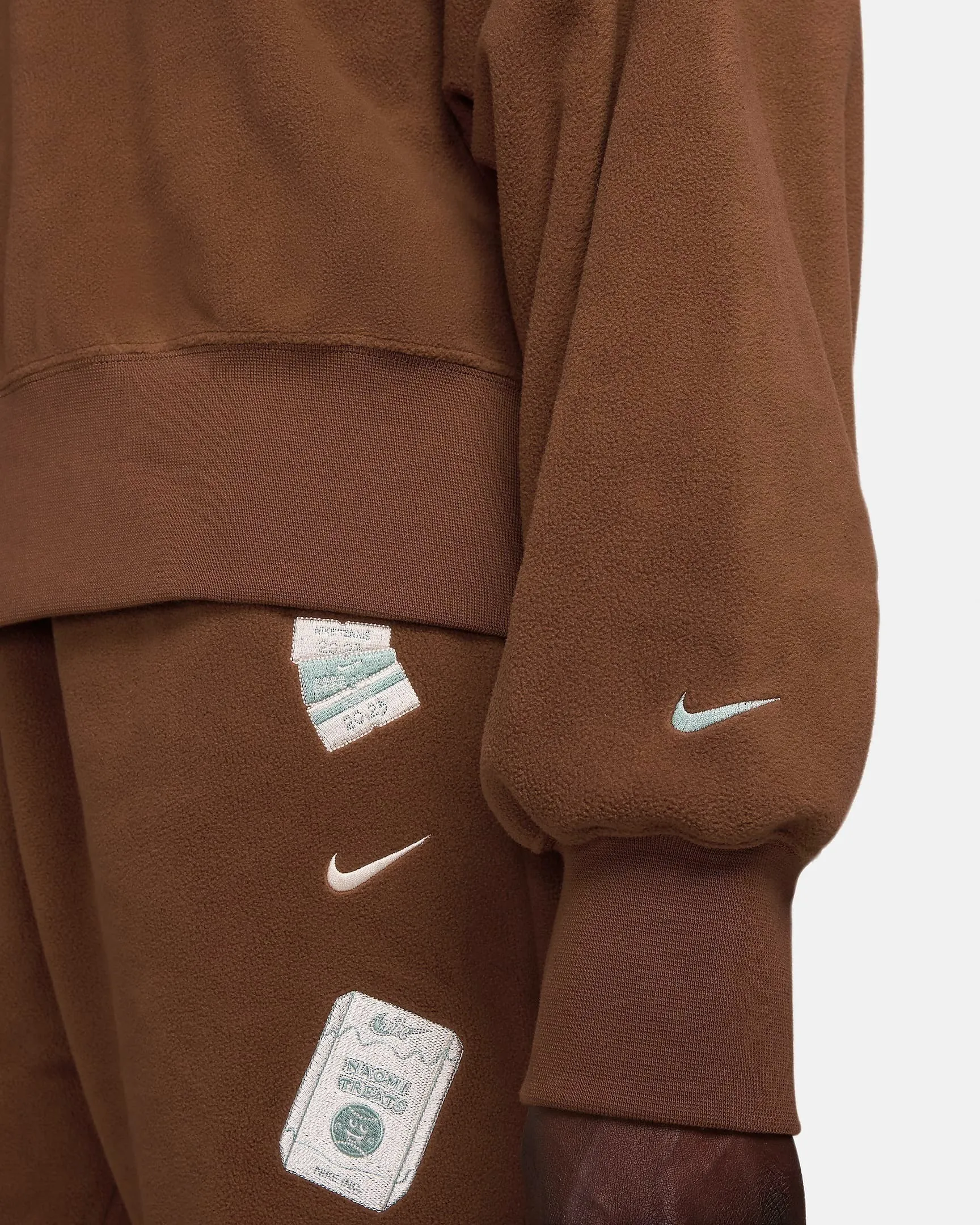 Nike  |Unisex Sweat Street Style Long Sleeves Plain Cotton