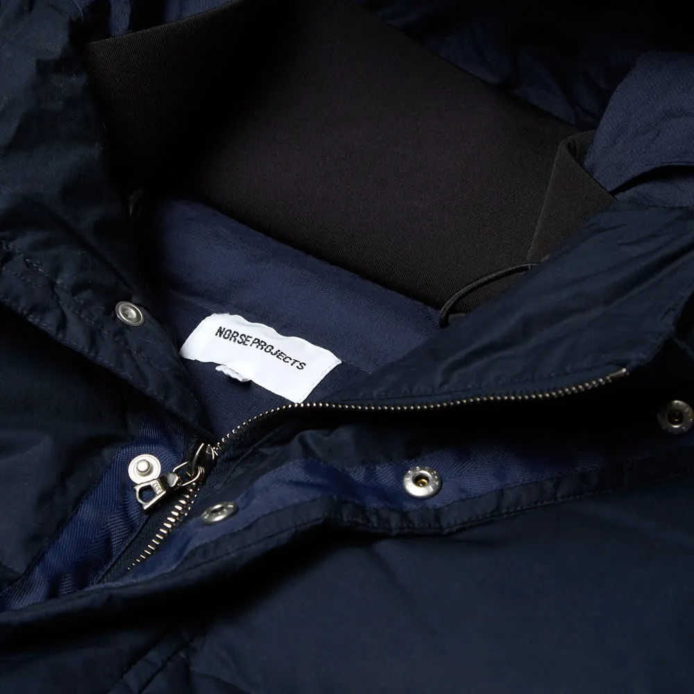 Norse Projects Willum Down Poplin JacketDark Navy