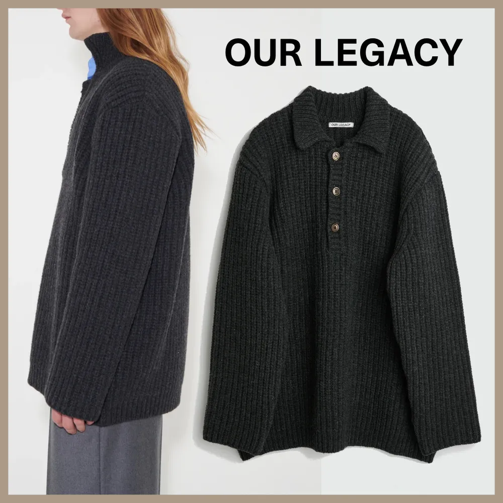 OUR LEGACY  |Pullovers Wool Street Style Long Sleeves Plain Sweaters