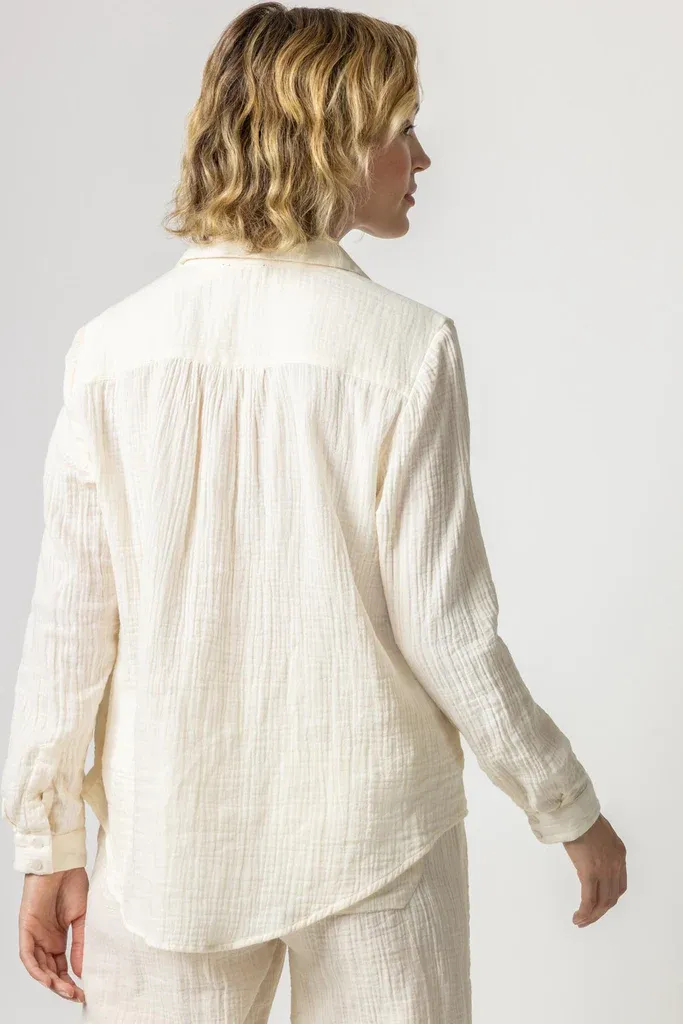 PA2099 Lilla P Long Sleeve Button Down