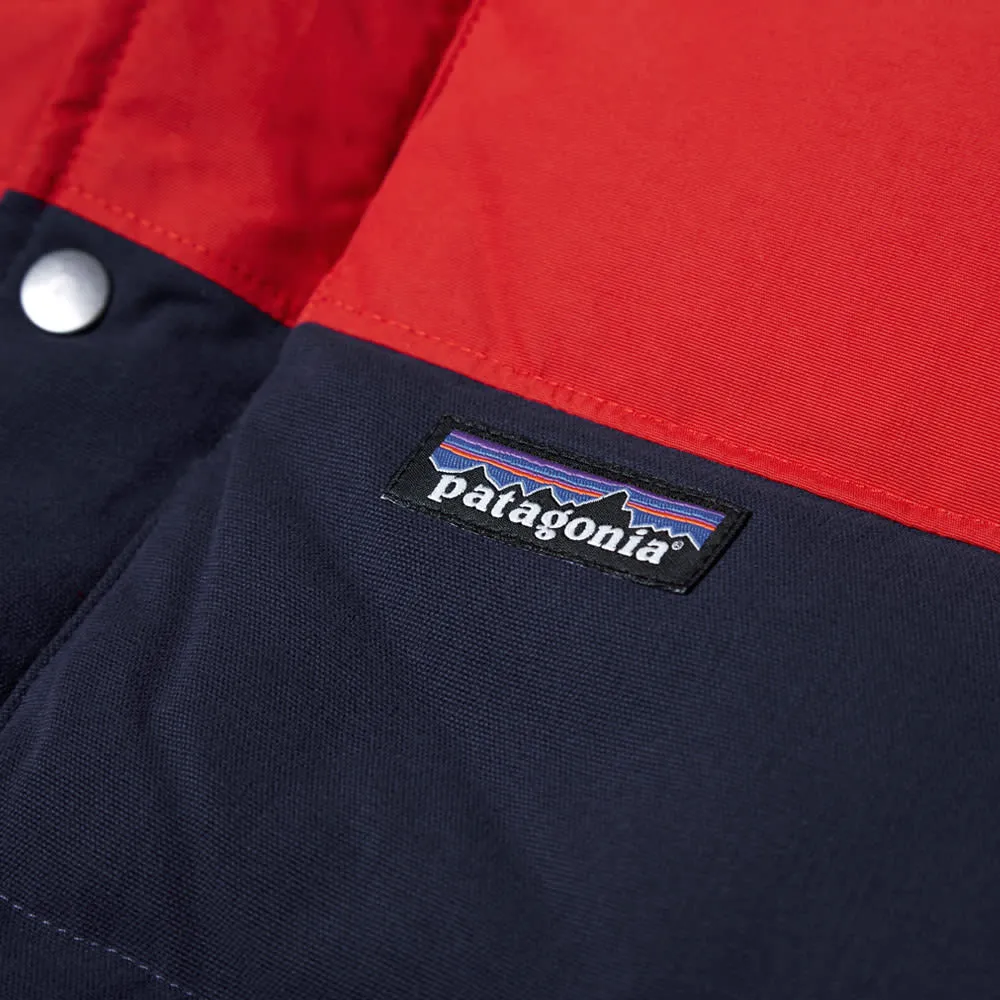 Patagonia Bivy Down VestClassic Navy & Cochineal Red