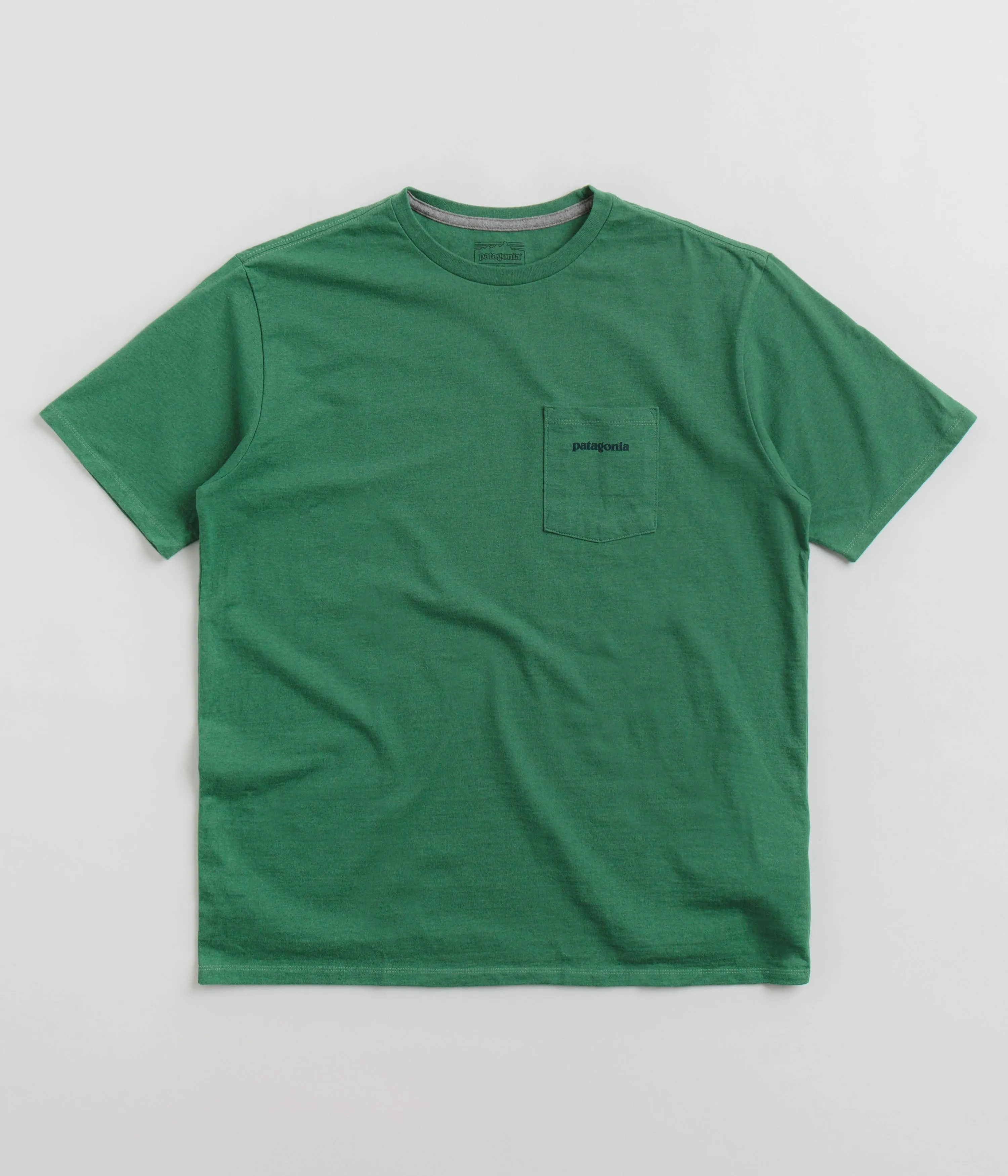 Patagonia Boardshort Logo Pocket Responsibili-Tee T-Shirt - Gather Green