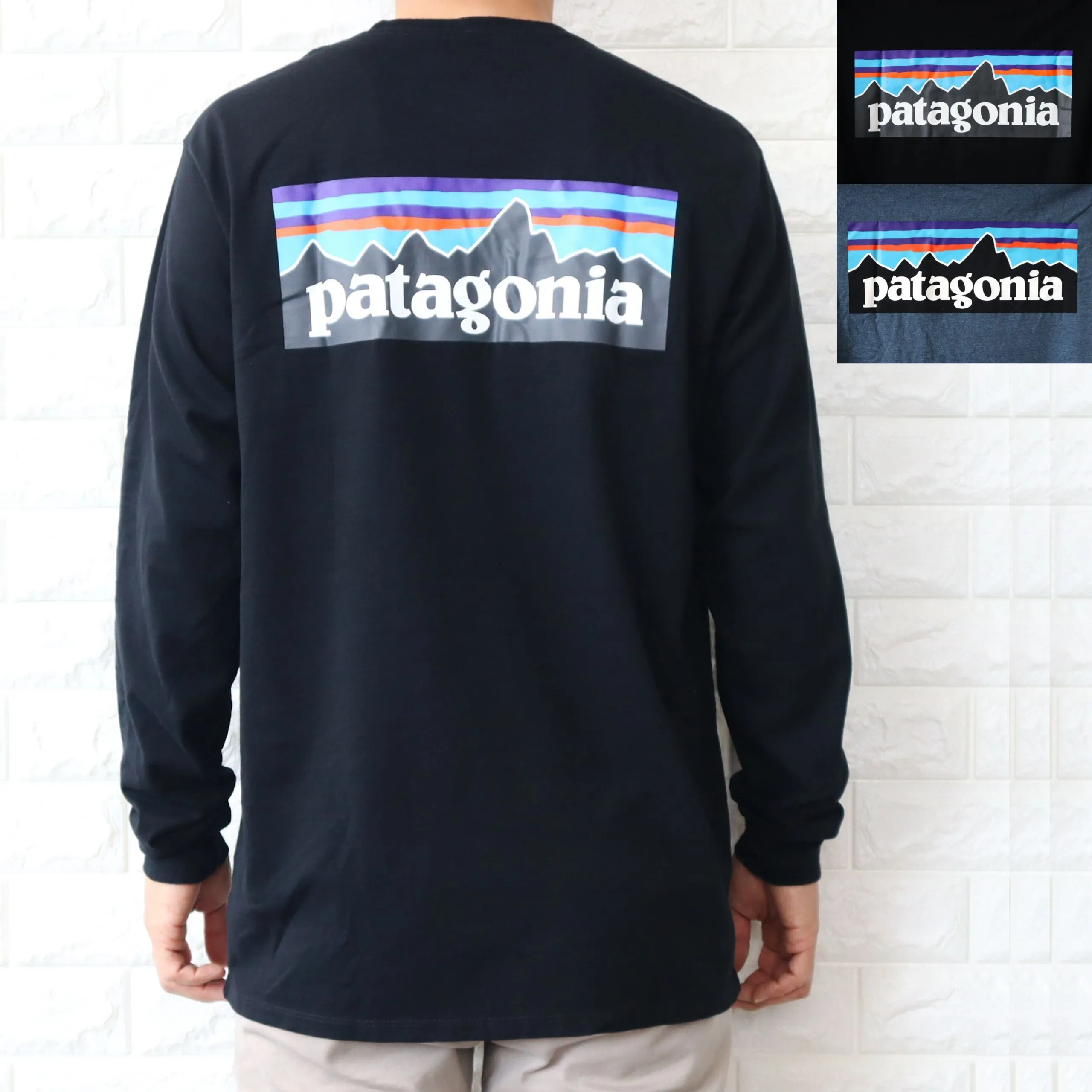 Patagonia  |Crew Neck Street Style Long Sleeves Plain Cotton