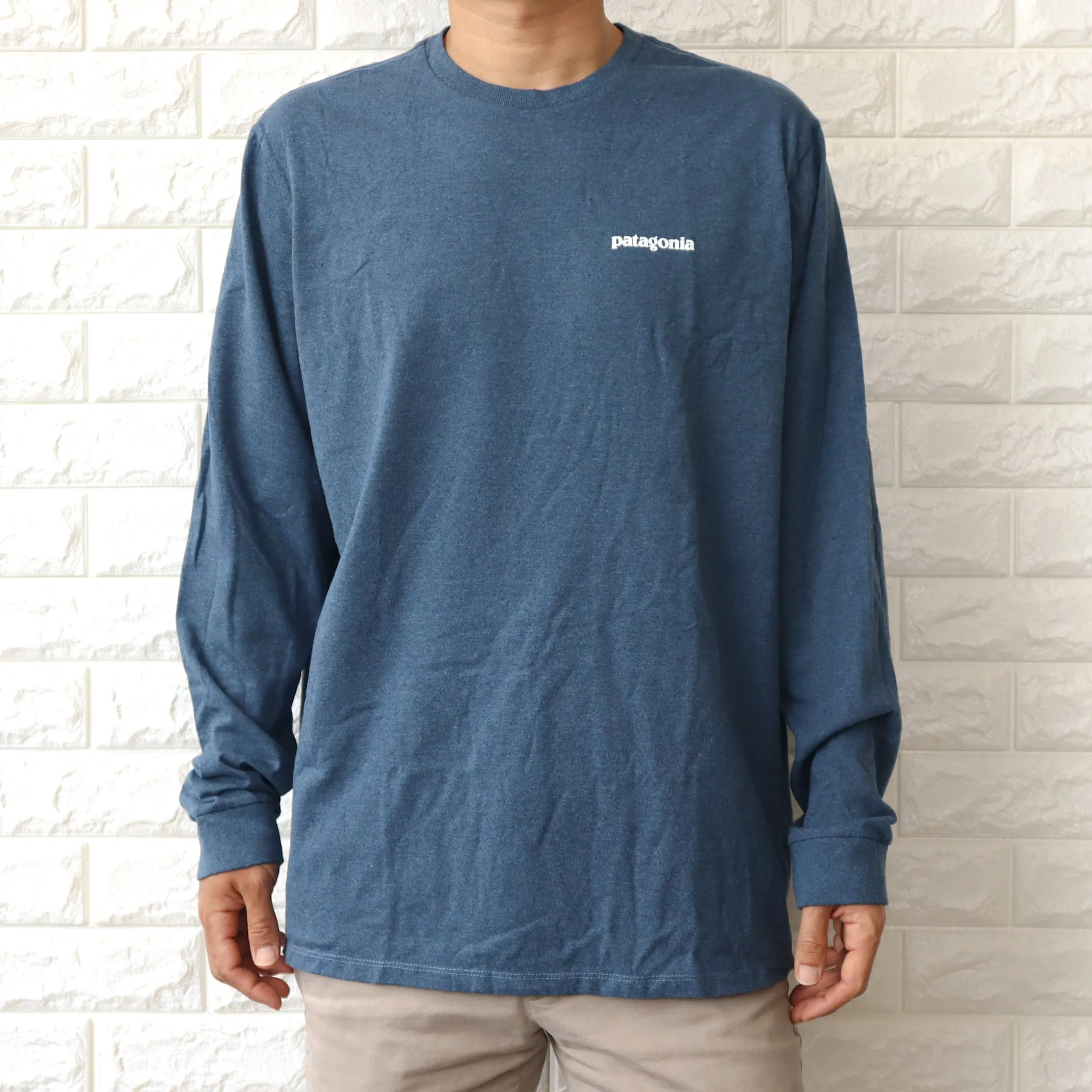 Patagonia  |Crew Neck Street Style Long Sleeves Plain Cotton