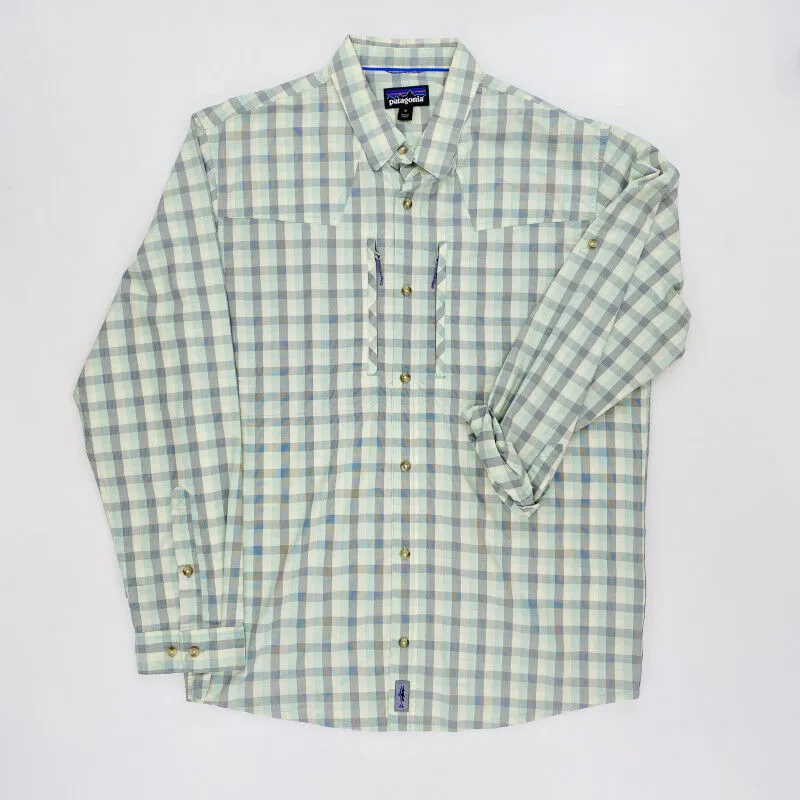 Patagonia  M's L/S Sun Stretch Shirt - Camicia di seconda mano - Uomo - Verde - M