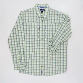 Patagonia  M's L/S Sun Stretch Shirt - Camicia di seconda mano - Uomo - Verde - M