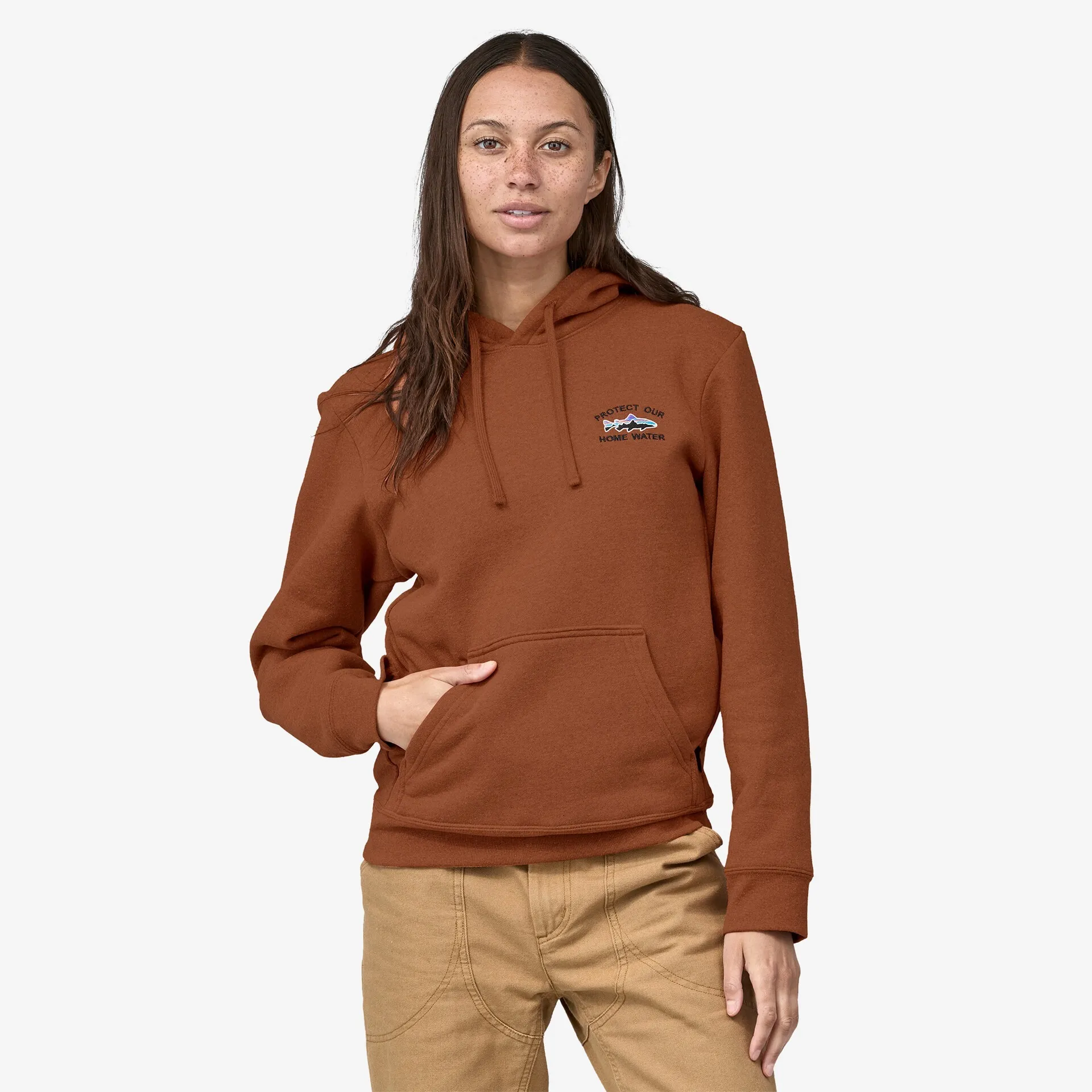 Patagonia  |Unisex Blended Fabrics Street Style Long Sleeves Plain