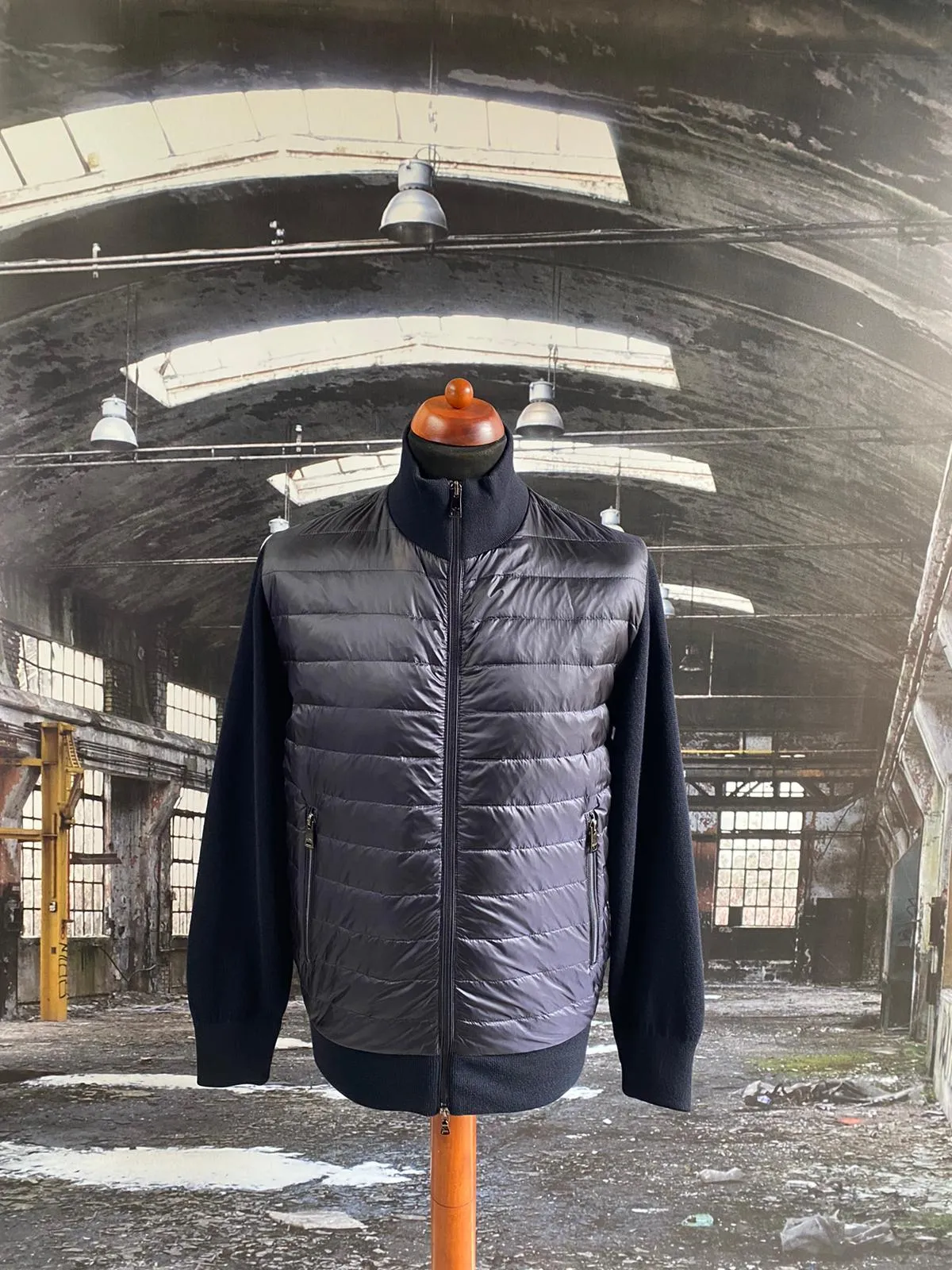 PAUL & SHARK GOOSE DOWN FULL ZIP KNIT