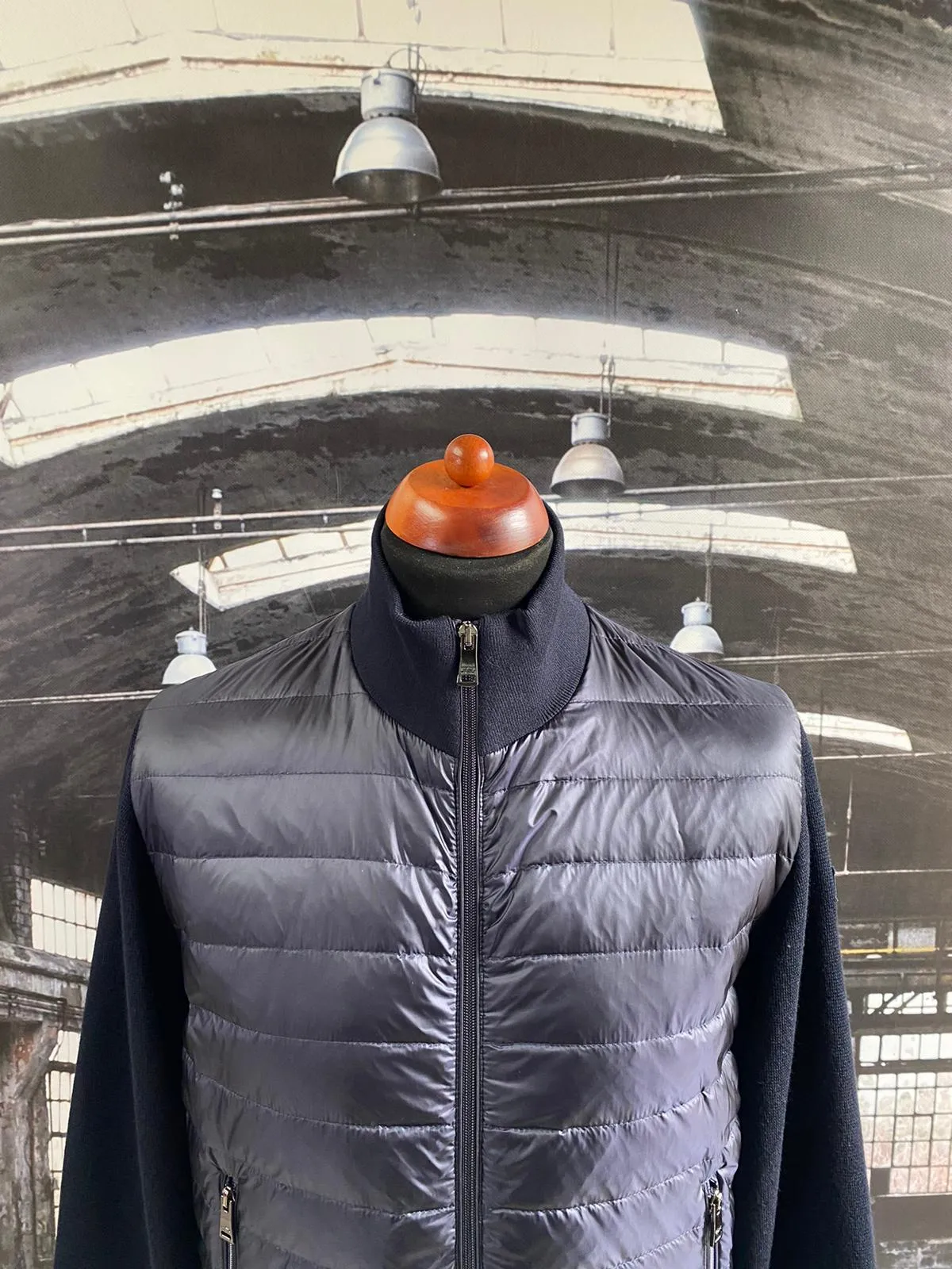 PAUL & SHARK GOOSE DOWN FULL ZIP KNIT