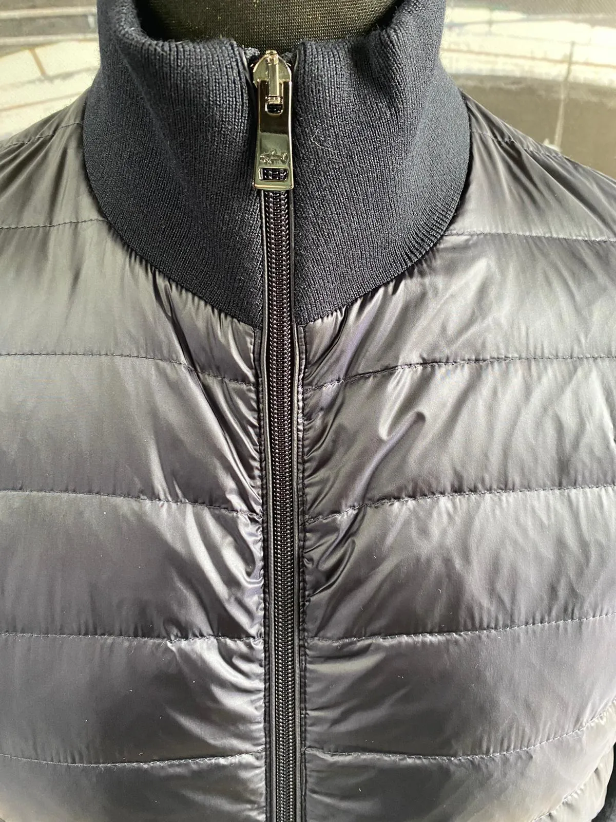 PAUL & SHARK GOOSE DOWN FULL ZIP KNIT