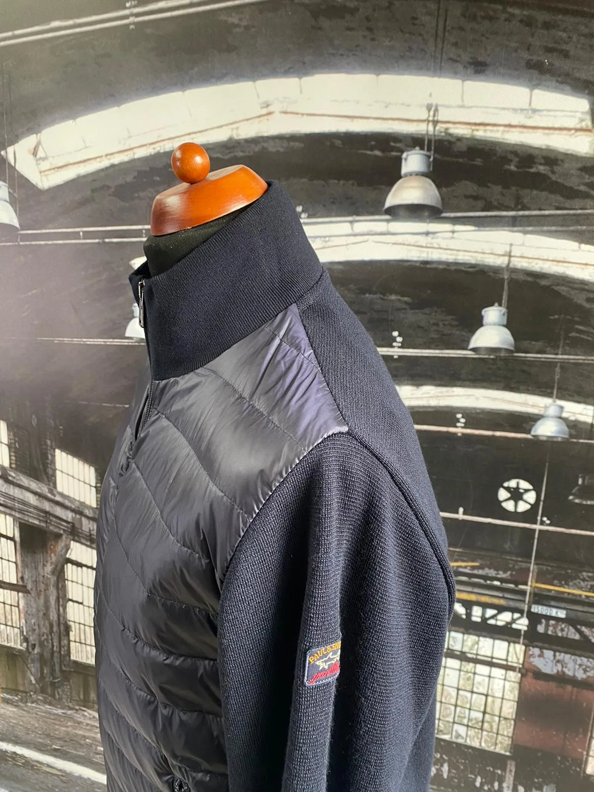 PAUL & SHARK GOOSE DOWN FULL ZIP KNIT