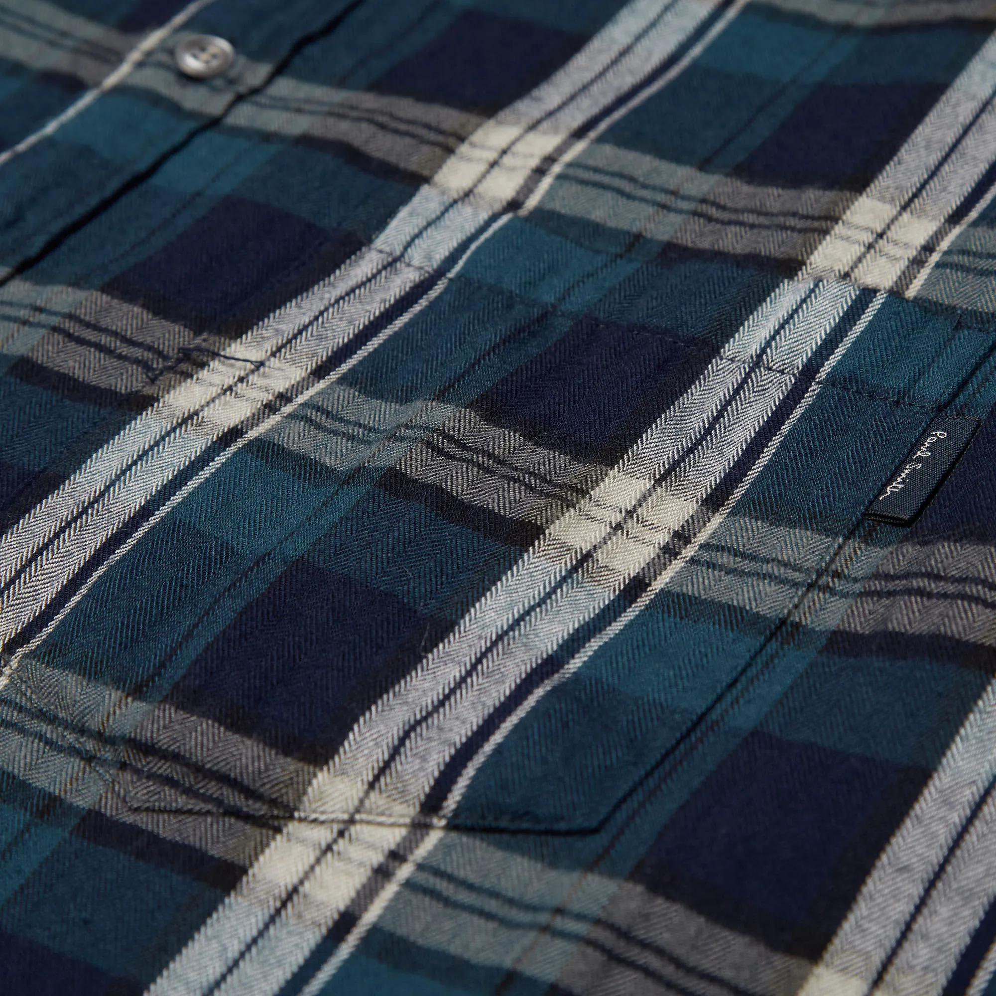 Paul Smith Button Down Classic Check ShirtNavy