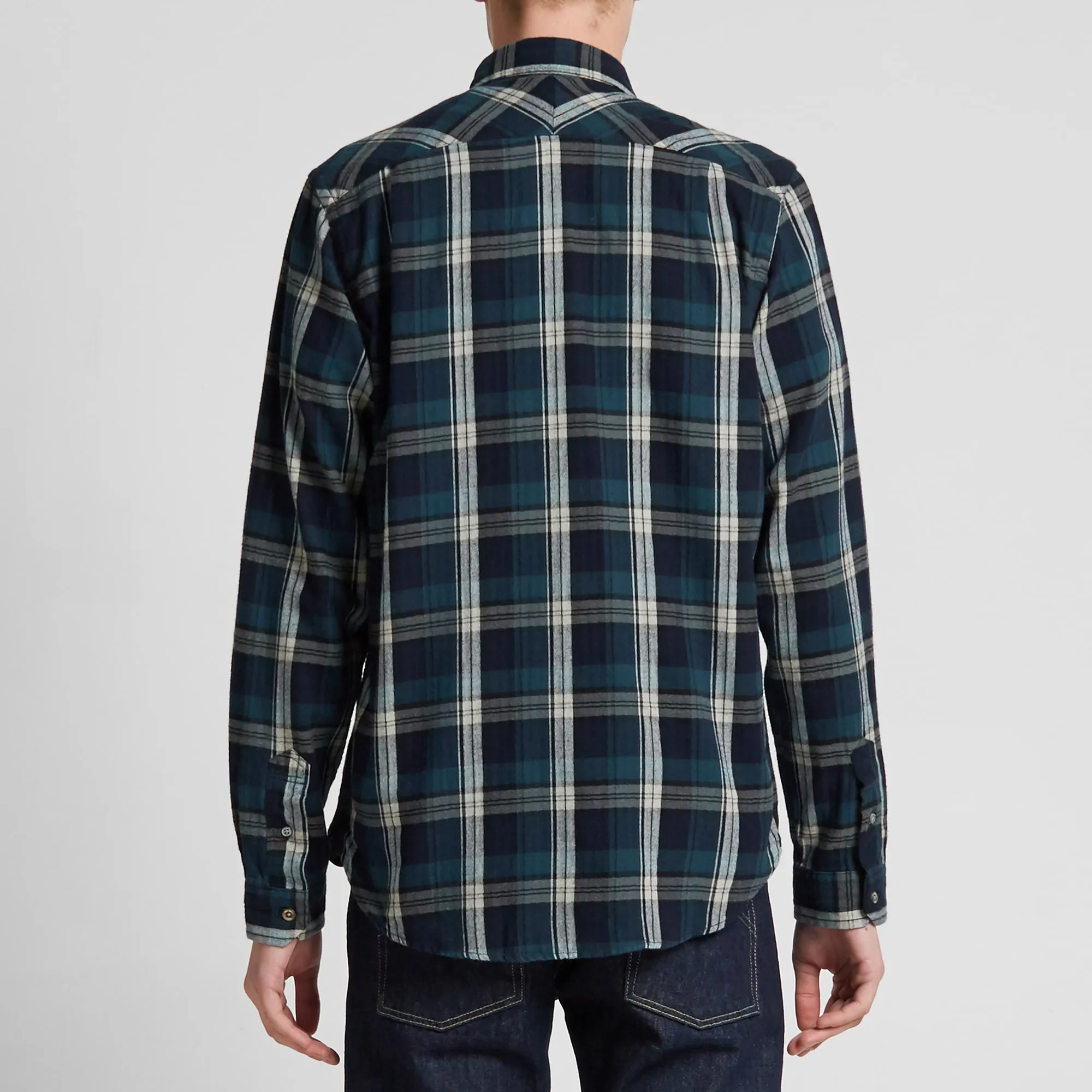 Paul Smith Button Down Classic Check ShirtNavy