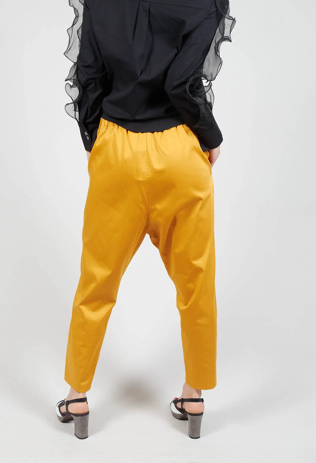 Peg Trousers in Yuga Mustard