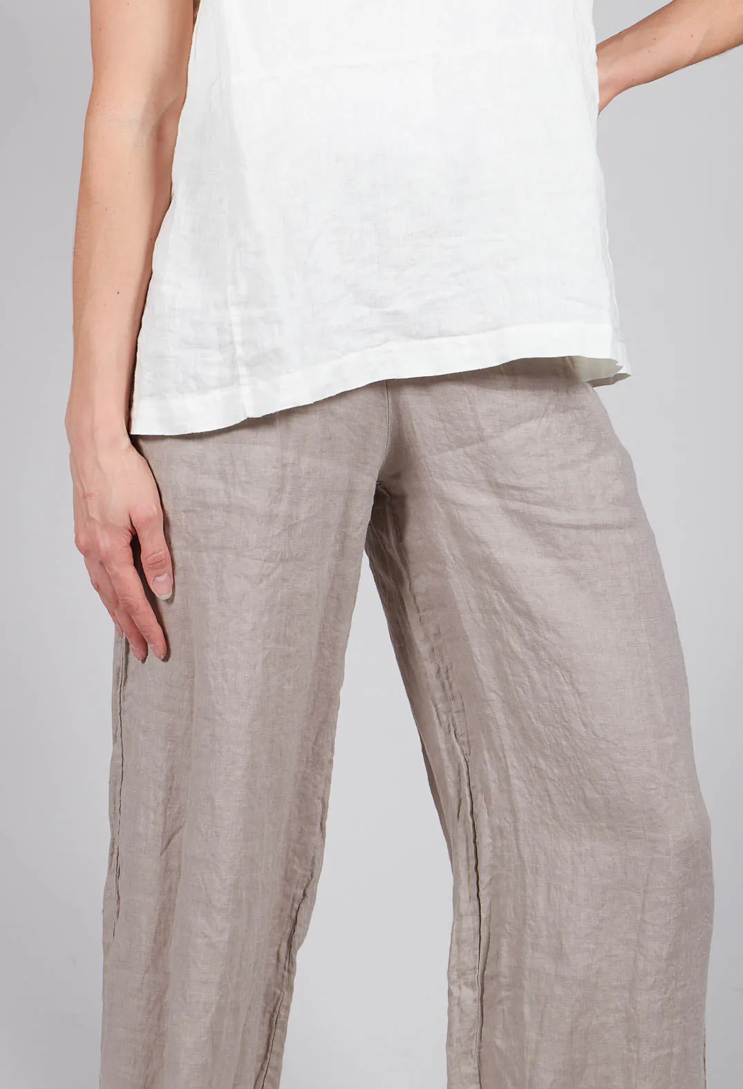 Pollo L Trousers In Argento