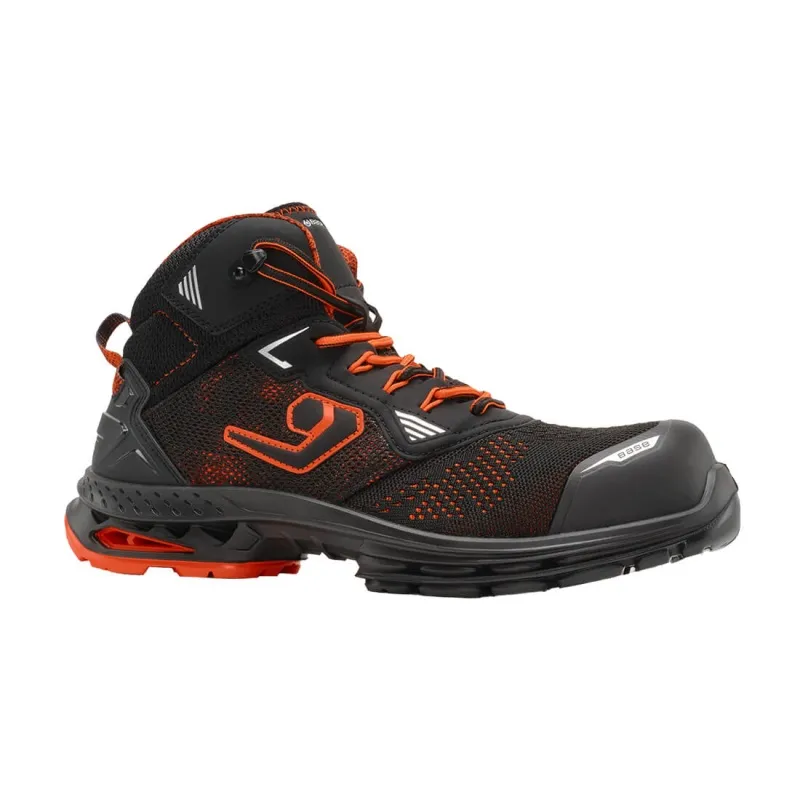 Portwest Base B1705A RUN@WORK Paris S1PS ESD Safety Shoes (Black/Orange)