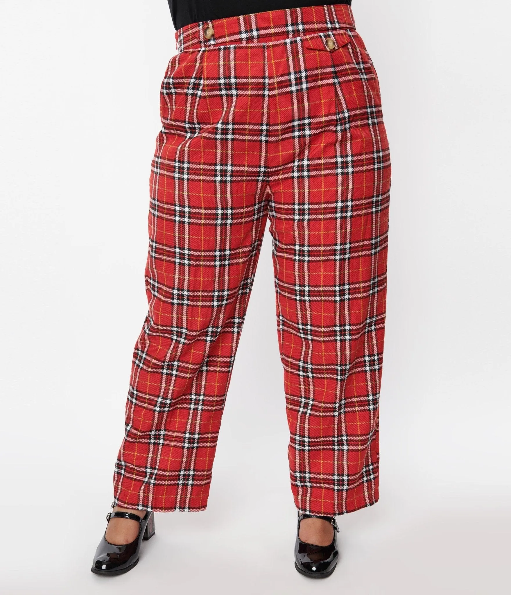 Red Tartan Plaid Pants