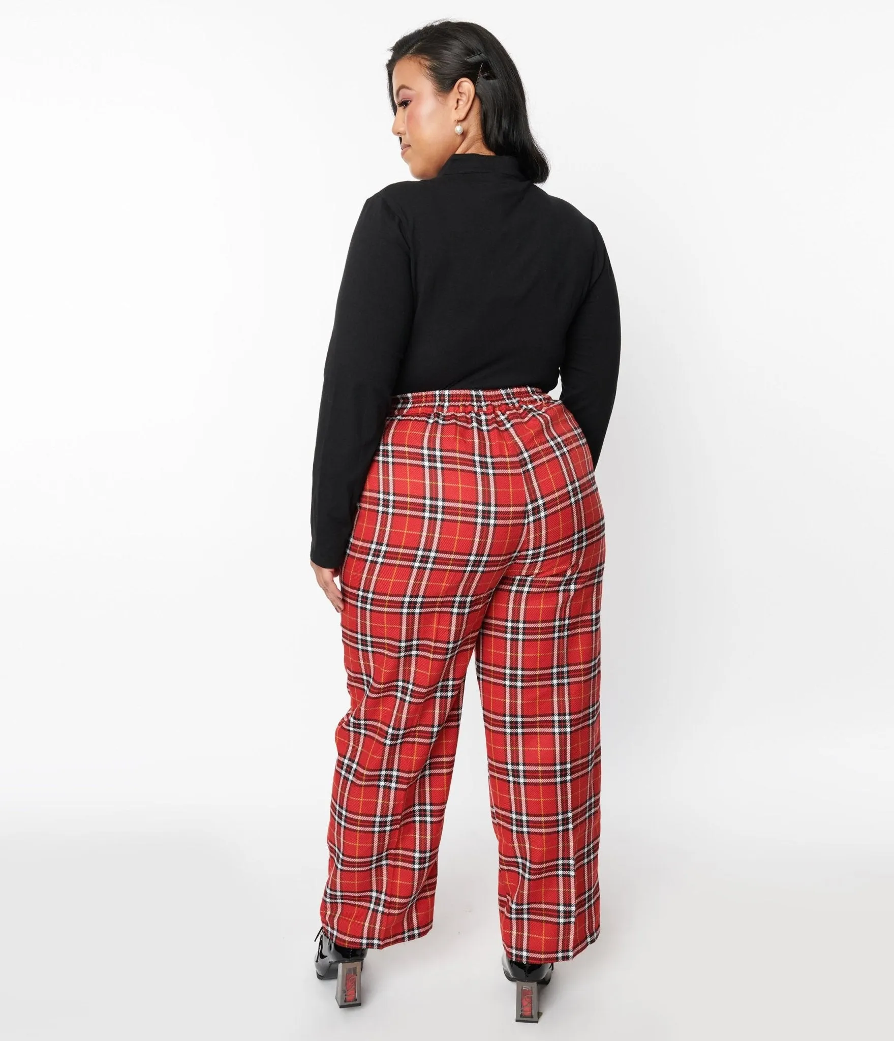 Red Tartan Plaid Pants