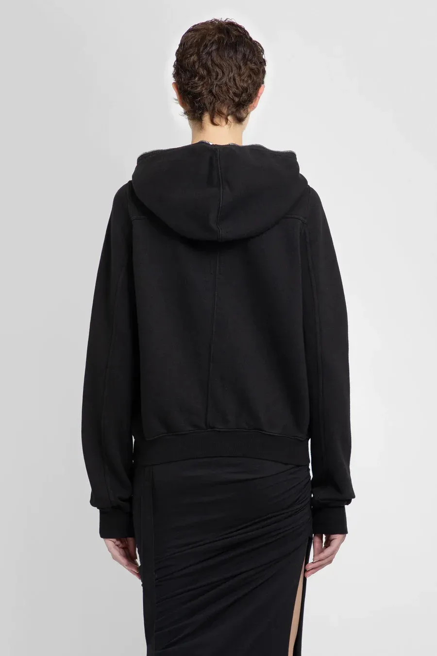 RICK OWENS  |Sweat Rib Street Style Long Sleeves Hoodies & Sweatshirts