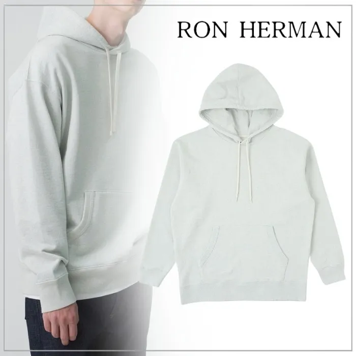 Ron Herman  |Pullovers Sweat Long Sleeves Plain Cotton Surf Style Hoodies