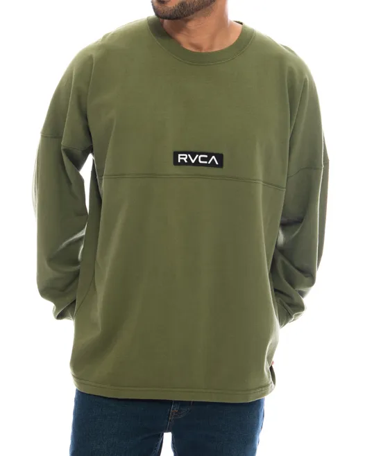 RVCA  |Long Sleeves Plain Long Sleeve T-shirt Logo