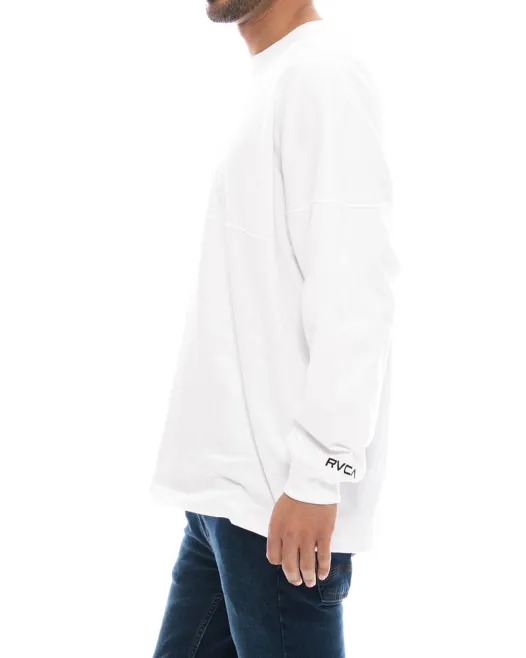 RVCA  |Long Sleeves Plain Long Sleeve T-shirt Logo