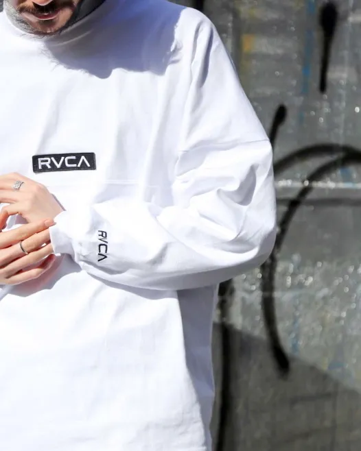 RVCA  |Long Sleeves Plain Long Sleeve T-shirt Logo