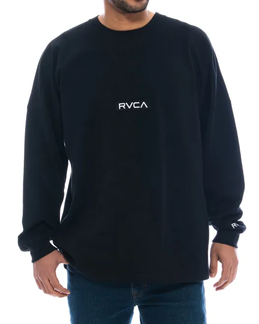 RVCA  |Long Sleeves Plain Long Sleeve T-shirt Logo