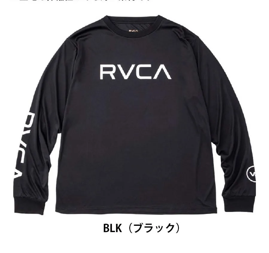 RVCA  |Unisex U-Neck Long Sleeves Long Sleeve T-shirt Logo