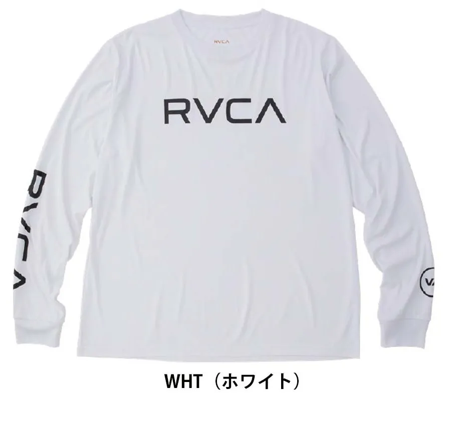 RVCA  |Unisex U-Neck Long Sleeves Long Sleeve T-shirt Logo