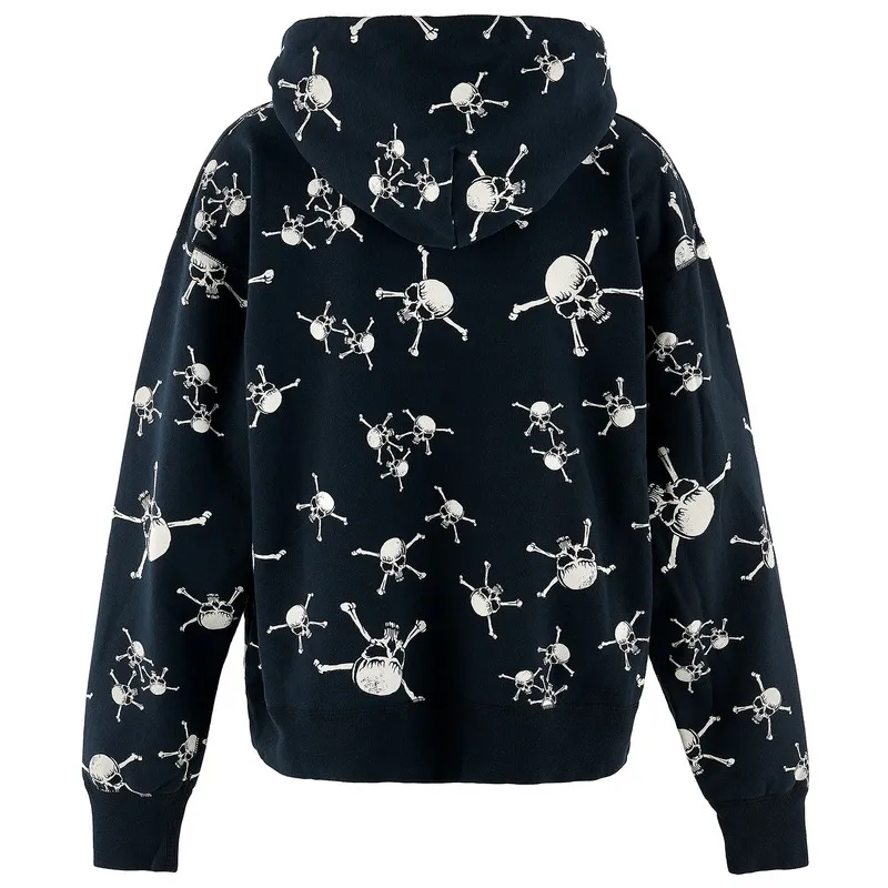 Saint Mxxxxxx  |Pullovers Skull Street Style Long Sleeves Cotton Hoodies