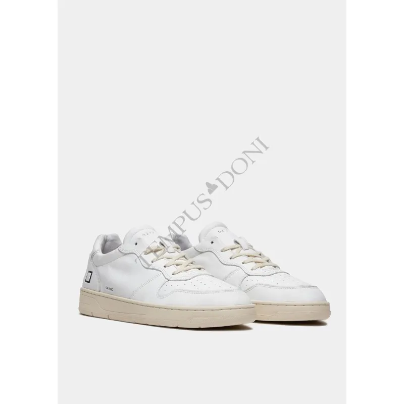 Scarpe D.A.T.E -  COURT BASIC WHITE - UOMO - D.A.T.E. - Tempus Doni