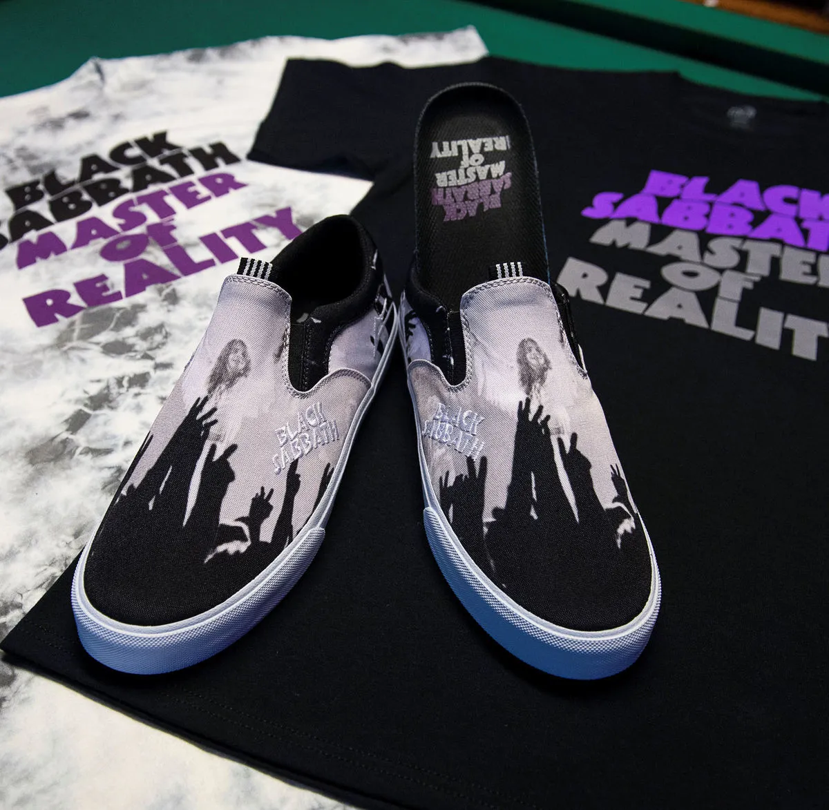 shoes Lakai x Black Sabbath - Master of Reality - Owen WOLF - black white canvas - ms4200232a03-blkwc  -  Metal-shop