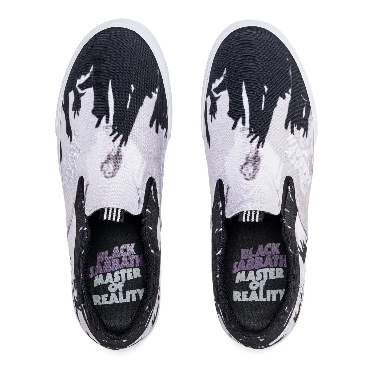 shoes Lakai x Black Sabbath - Master of Reality - Owen WOLF - black white canvas - ms4200232a03-blkwc  -  Metal-shop