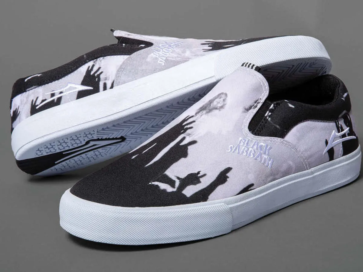 shoes Lakai x Black Sabbath - Master of Reality - Owen WOLF - black white canvas - ms4200232a03-blkwc  -  Metal-shop