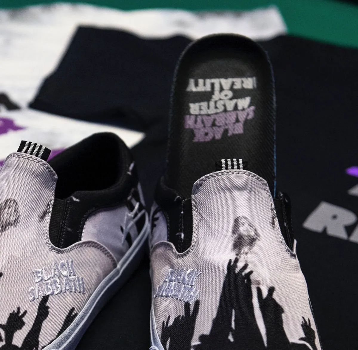 shoes Lakai x Black Sabbath - Master of Reality - Owen WOLF - black white canvas - ms4200232a03-blkwc  -  Metal-shop