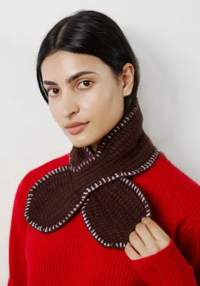 Slot Scarf - Brown