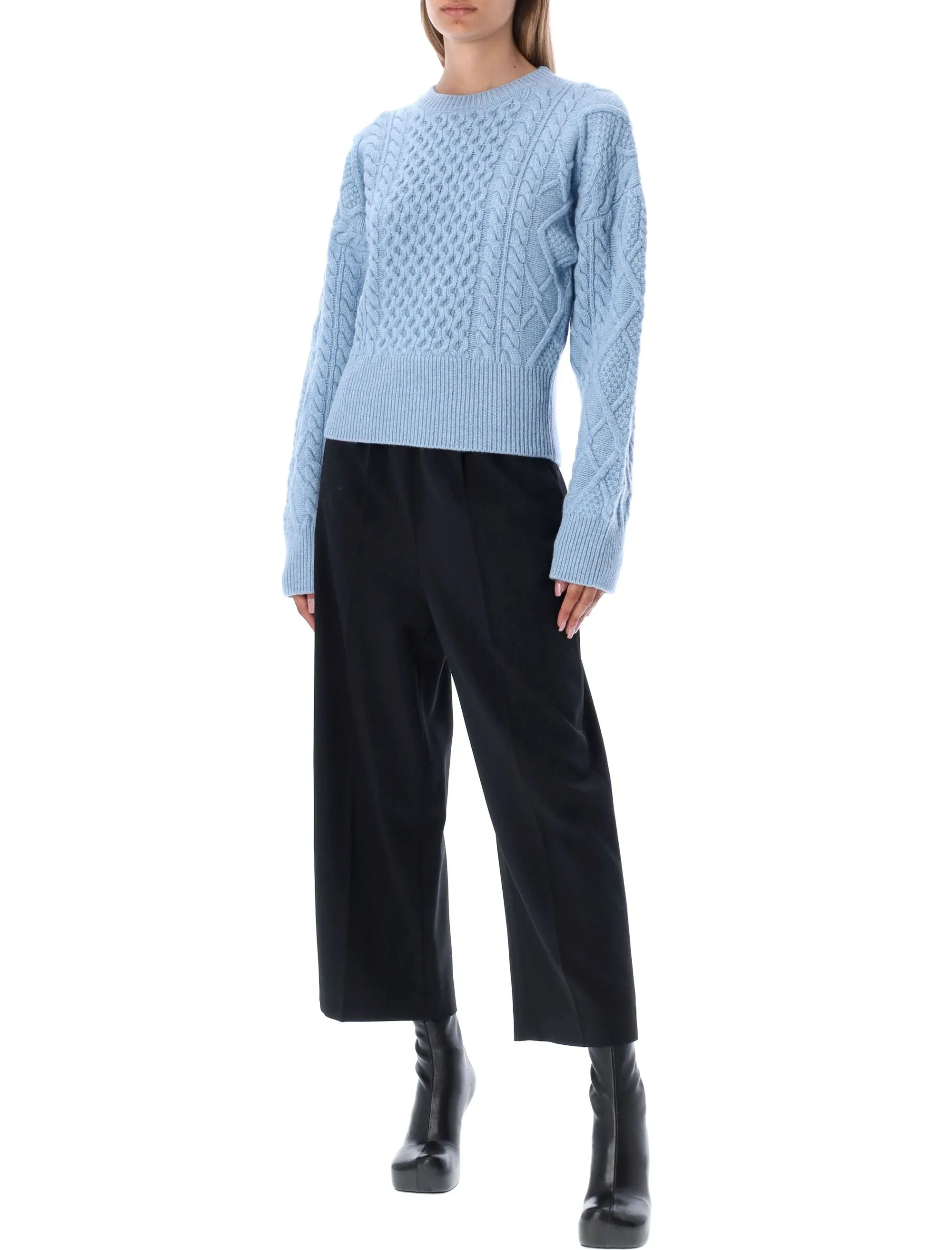 Stella McCartney Flared Cropped Trousers