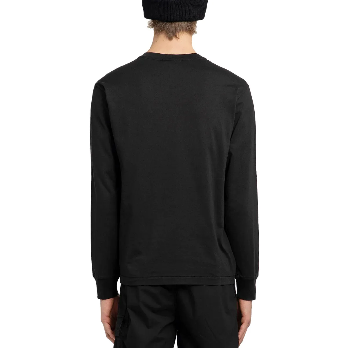 STONE ISLAND  |Crew Neck Long Sleeves Cotton Long Sleeve T-shirt Logo