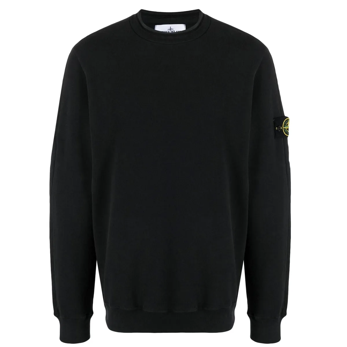 STONE ISLAND  |Crew Neck Pullovers Long Sleeves Cotton Logo Sweatshirts