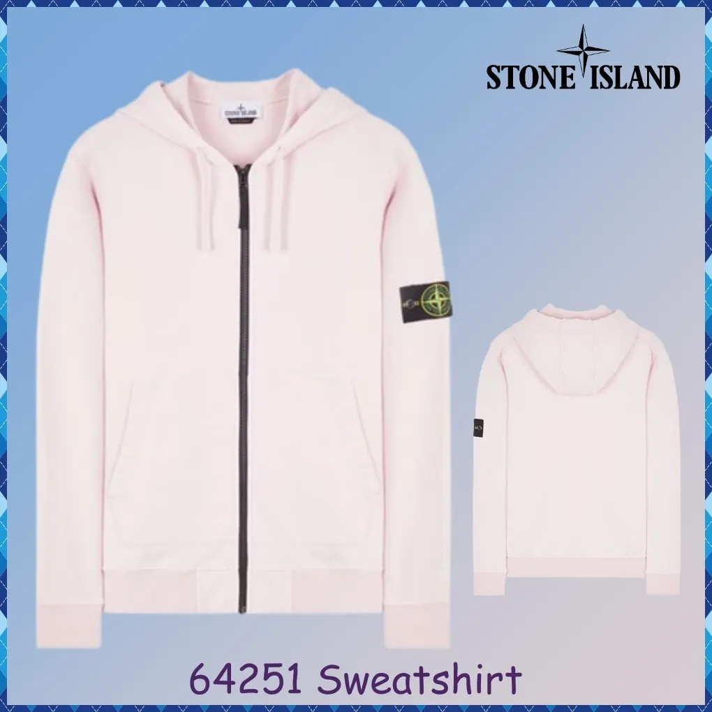 STONE ISLAND  |Pullovers Unisex Wool Long Sleeves Plain Cotton