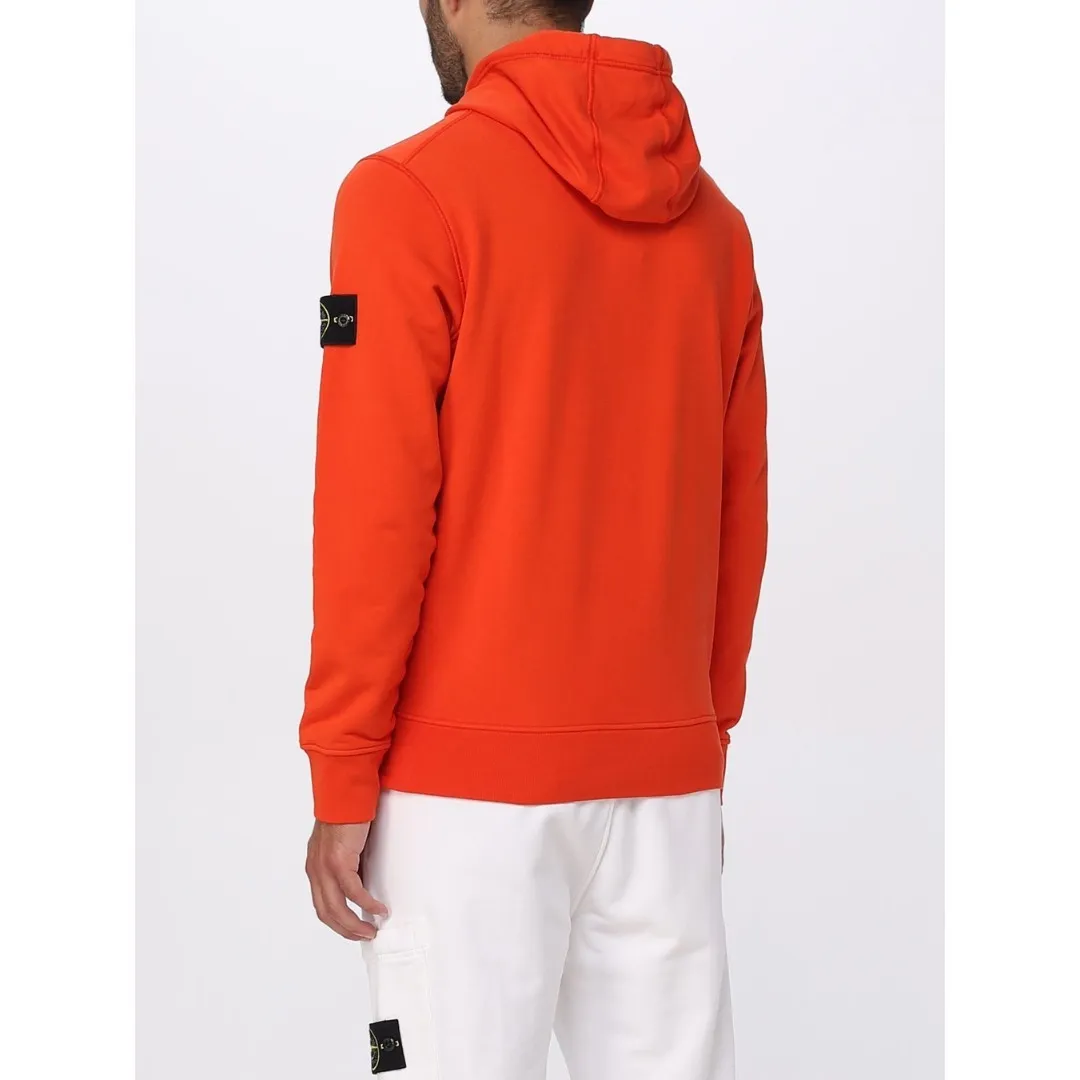 STONE ISLAND  |Street Style Long Sleeves Logos on the Sleeves Logo Hoodies