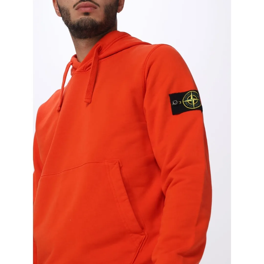 STONE ISLAND  |Street Style Long Sleeves Logos on the Sleeves Logo Hoodies