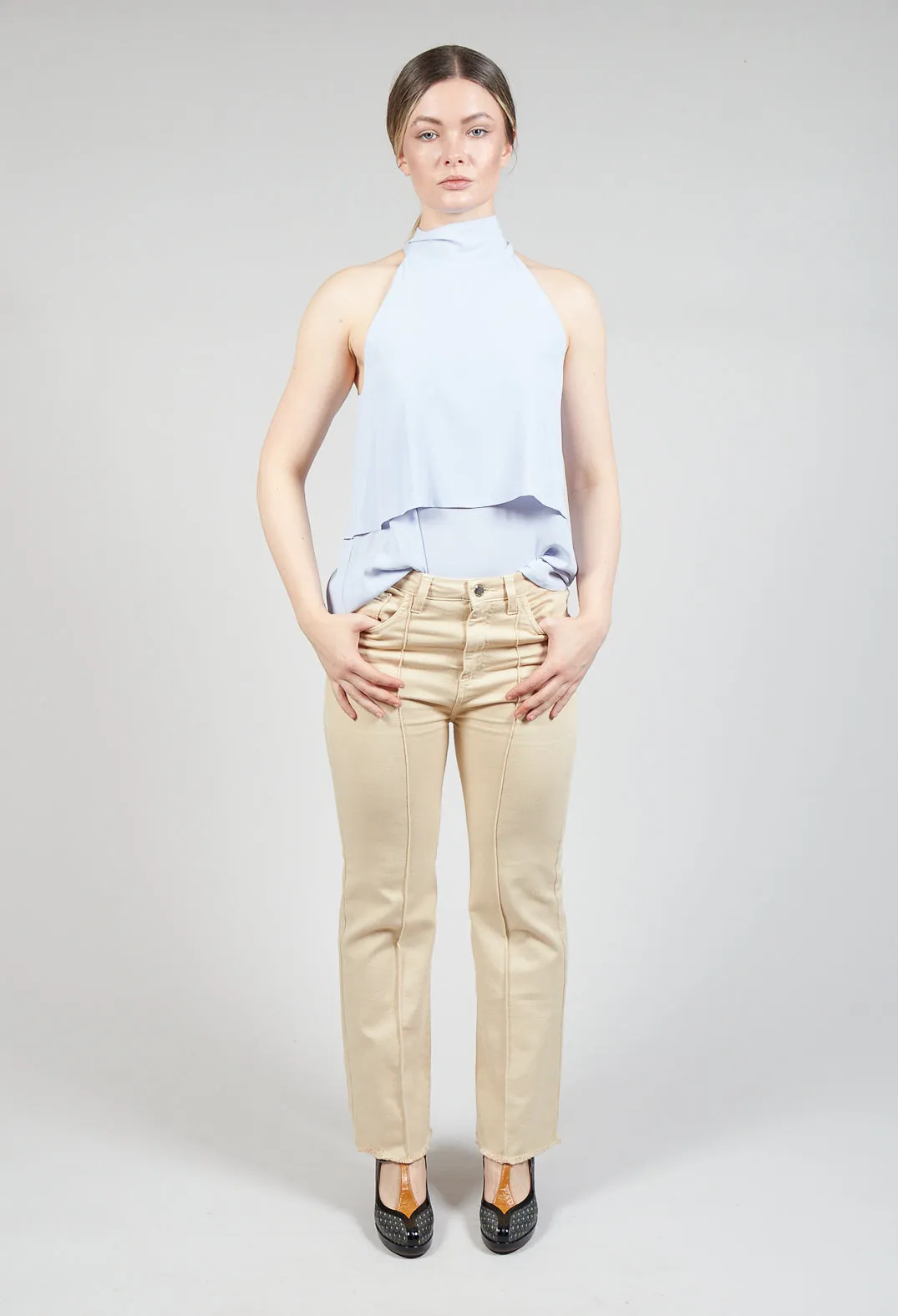 Straight Leg Trousers in Tofu