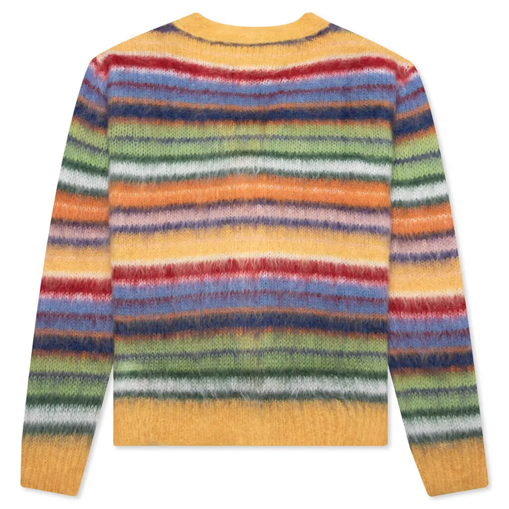 Striped Mohair Cardigan - Multi