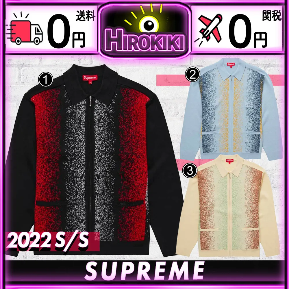 Supreme  |Unisex Street Style Collaboration Logo Cardigans